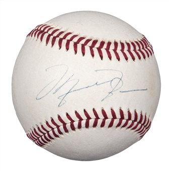 Michael Jordan Single-Signed Baseball (PSA/DNA)